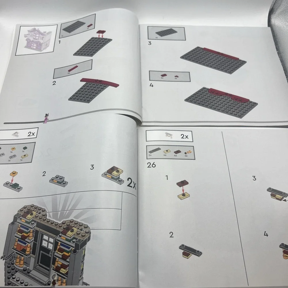 LEGO Harry Potter Madam Malkin's Set 76439 Building Instruction Manuals Booklets